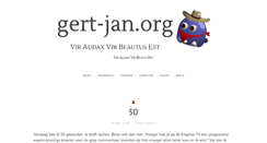 Desktop Screenshot of gertjan.org