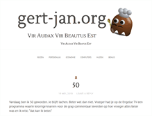 Tablet Screenshot of gertjan.org